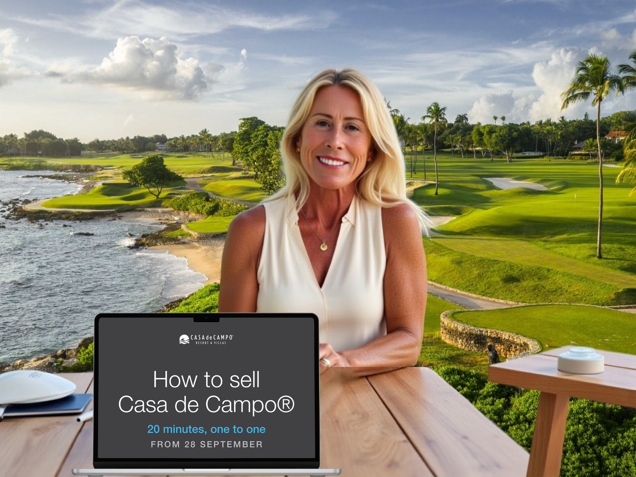 Mónica Díaz Vecino, Director of Golf Sales at Casa de Campo Resort and Villas